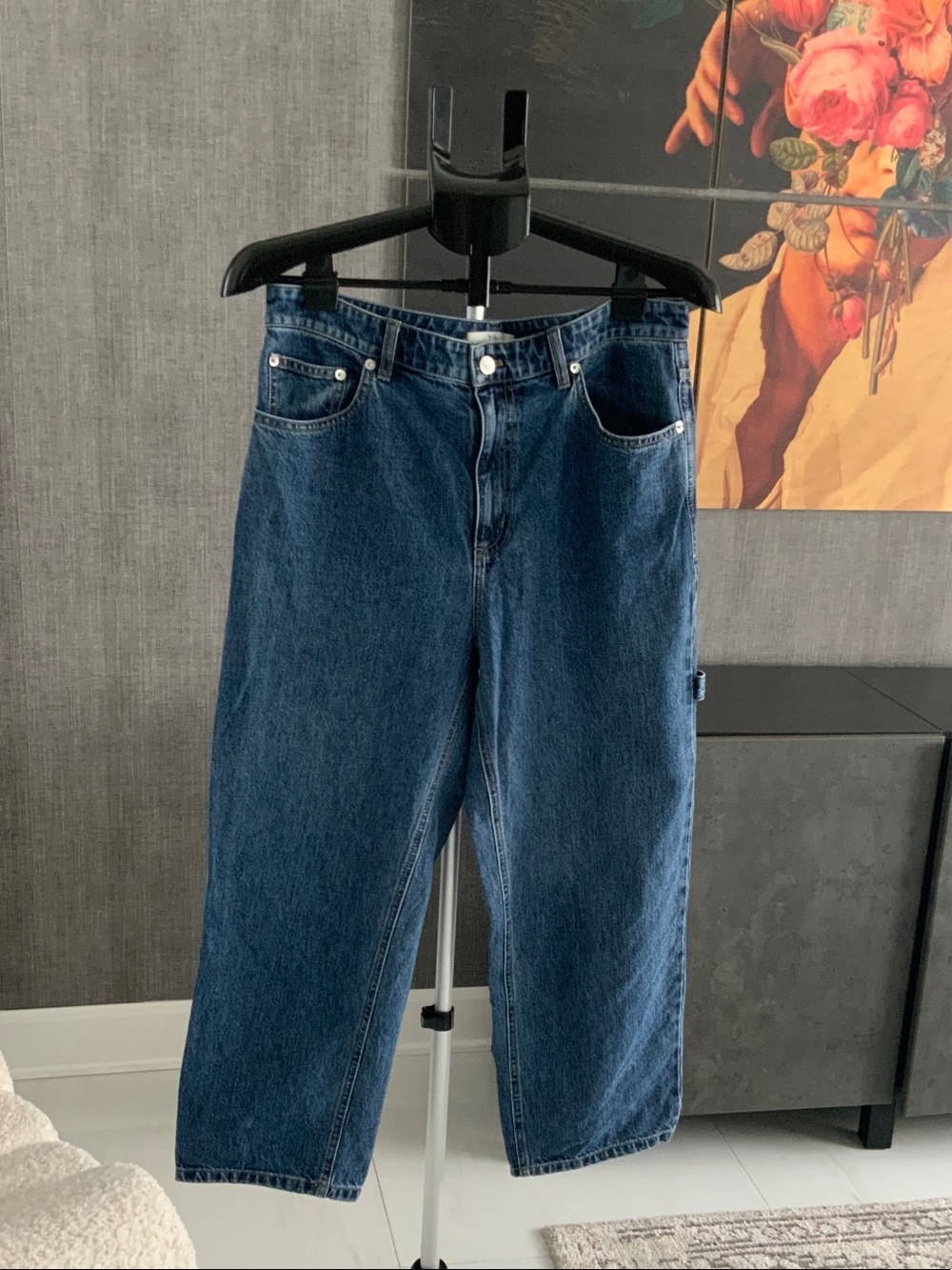 Tibi Relaxed Dark Blue Denim 28
